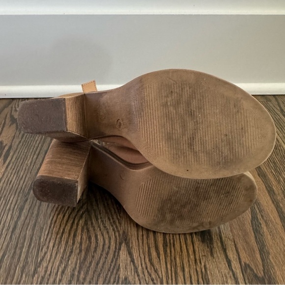 Barbara Barbieri Tan Leather Heels size 6.5 - Picture 7 of 8